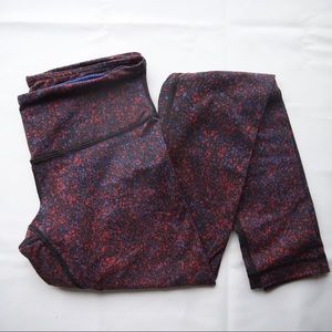 Wunder Under Pant Splatter Prep Red Sapphire Blue